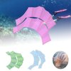Swimming Fins 3 Pair Unisex Frog Type Silicone Girdles Swimming Hand Fins Flippers Palm Finger Webbed Gloves Paddle Water Sports.(DDN52) (C)