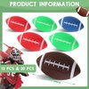 Sosation 12 Pcs Mini Inflatable Football Mini Football Playground Inflatable Football Small Football Toys for Outdoor and Indoor Games Football Gifts Party Favors