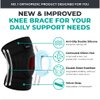 MODVEL ELITE Knee Brace With Side Stabilizers & Patella Gel Pads for Maximum Knee Pain Support and Fast Recovery for Men and Women, Medical Knee Pad for Running, Workout, Arthritis, Joint Recovery.
