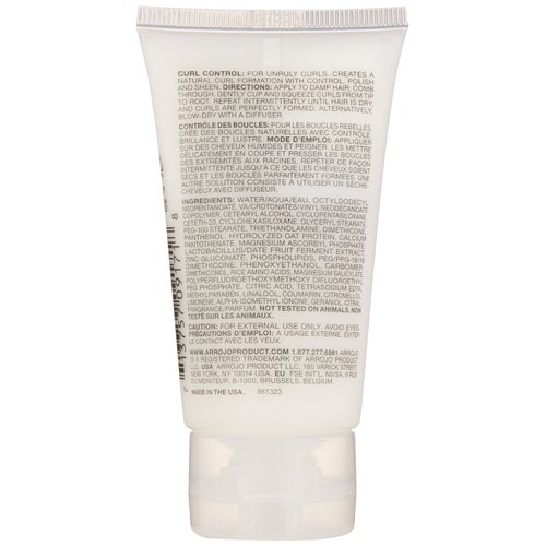 ARROJO Curl Control Curly Hair Gel – Curly Hair Products for Unruly Curls – Sulfate Free Curl Gel w/Vitamin B5 – Hair Gel for Curly Hair to Calm & Control – Anti Frizz Hair Products (1.7 oz)