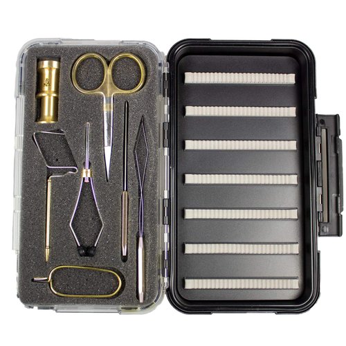 Dr Slick Fly Tying Tools Gift Set with Fly Box Combo.