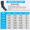 KEKING® Compression Arm Sleeves, Pair, Firm 20-30mmHg Graduated Compression Full Arm Support for Recovery, Pain Relief, Tendonitis, Golfers & Tennis Elbow Brace, Workouts Sports - Latex Free Grey XL