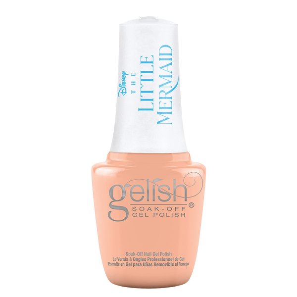 Gelish Mini Splash of Color Little Mermaid Collection - Gel Polish, Summer Nail Polish Gel, 0.3 oz. (Corally Invited, 9 mL)