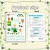 Partywind 200 Styles Luminous St Patrick's Day Temporary Tattoos for Kids Party Favors, Glow Saint Patrick's Day Accessories Decorations, Special Irish Shamrock Stickers for Kids (10 Sheets)