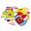 Serabeena Sew Your Own Bags - Sewing Kit for Kids - Felt Crafts for Kids - Girls Sewing Kit Ages 6-8 Plus - Felt Kit - Helps Develop Fine Motor Skills - DIY Kits for Kids with 6 Bags & Accessories
