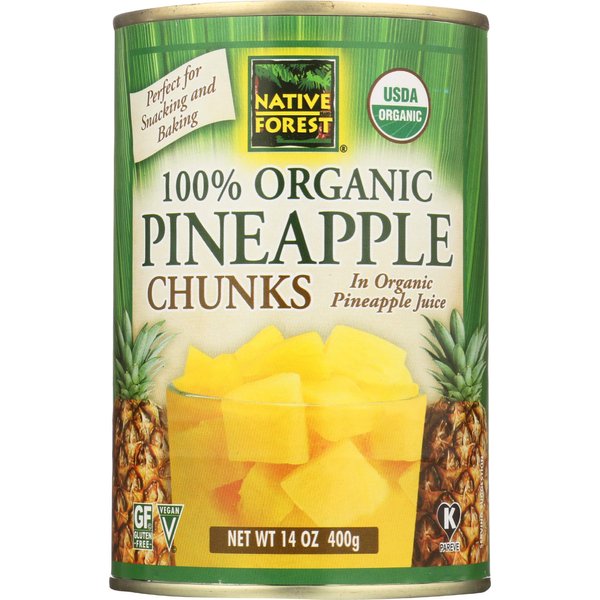 Native Forest Pineapple Chunks In Pineapple Juice, 14 Oz