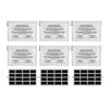 6pcs W10346771A Produce Preserver and 3pcs W10311524 Air Filter Compatible with Whirlpool KitchenAid Refrigerator