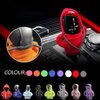BYLIDRIM Hoodie Gear Shift Cover, Car Gear Shift Cover Hoodie,4.7 Inch Car Shifter Stick Protector Decoration. Universal fit Shift knob Cover Car Interior Decor Accessories (Grey)