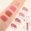 BowJian Blush Stick Liquid Blush Korean Makeup Blush Cream Blush for Cheeks Contour Stick Natural Blush Stick Face Make Up Long Lasting Blush Highlighter Stick Pink liquid Blush for Cheeks#05 Wine Red