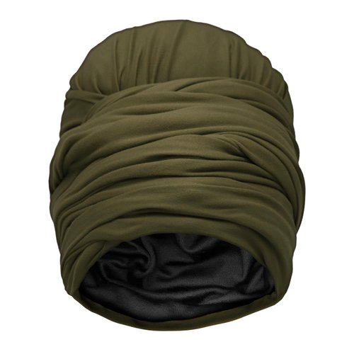Easy Turban Head Wraps for Women Turban Head Wraps Hijab Scarf Headwraps Headband Stretchy Headwraps Head Scarf for Women (Closed Type, Olive)