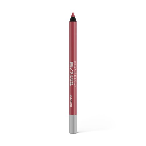 URBAN DECAY 24/7 Glide-On Waterproof Lip Pencil (OG Backtalk - Mauve Nude Pink), Smudge-Proof, Longwearing Lip Liner, Smooth & Creamy Colors, Moisturizing Formula with Vitamin E - 0.04 oz