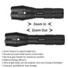 Decaker Tactical Flashlight Military Grade 5 Mode 3000 Lumens Tactical Led Waterproof Flashlights, 4-Pack