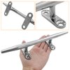Boat Cleat 10 inch 316 Stainless Steel 2 Pack, Boat Cleats Open Base,Cleats for Boat,Boat Dock Cleats Include Stainless Steel Screws