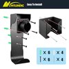 Newruiheng EV Charger Holder and Control Box Holder Set, Wall-Mount Electric Vehicle Charger Storage, Nozzle Holster Dock and Cable Organizer Combination for SAE J1772 Connector