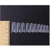 AORAEM Clear French Nails 500 PCS 10 Sizes Half Cover Press On Nails French Style Acrylic Short Nail Tips with Box for Nail Salon Home DIY