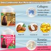 Collagen Hair Mask & Keratin Hair Mask for Damaged Hair,Keratin Hair Treatment,Repair Deep Conditioner for Dry Hair,Vitamin E Natural Hydrating Hair Mask with Argan Oil All Hair Type,Stocking Stuffers