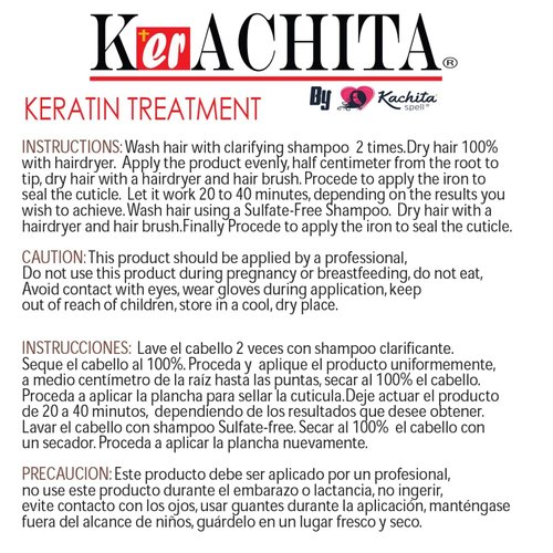 Brazilian Keratin Chocolate Strong 32 floz (1 Litre) KERACHITA, Hair Smoothing Treatment Blowout Straightening Enhanced, Professional Brazilian Keratin - Made in USA