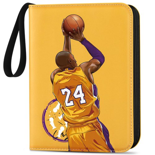 440 Pockets Basketball Card Binder for Basketball Trading Cards Collectors, Portable Waterproof Card Storage Bag with Removable Sleeves, Compatible with Basketball Sports Cards