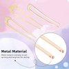 3 Pack U-Shaped Hair Pins French Hair Pin Bun Hair Sticks Chignon Gold Hair Pins for Women Hair Accessories