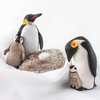 WONWONTOYS 4PCS Penguin Lifecycle Antarctica Penguin Figurines Toy Playset Arctic Penguins Early Educational Toys Cake Decoration Christmas Birthday Party Supplies Decor