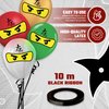 Ninja Superhero 12" Birthday Balloons 30 Pcs | All Ninja Balloons Colors | Premium Latex Ninja Sets Party Supplies Decorations by Vision E.D.