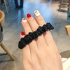 12Pcs Satin Hair Scrunchies, Black Scrunchies Hair Ties Elastic Hair Bands Ponytail Holder Hair Accessories Teen Girl Gifts Trendy Stuff