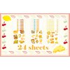 PIBIPAID 240 Cheese Tattoos Temporary Stickers Cheese Party Supplies Decorations Camping Themed Birthday Baby Shower Party Tattoos