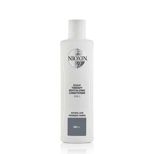 Nioxin System 2 Scalp Therapy Conditioner with Peppermint Oil, Treats Dry Scalp, Provides Moisture Control & Balance, For Natural Hair with Progressed Thinning, 10.1 fl oz