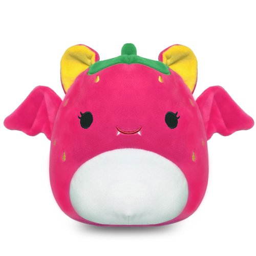 ROMINVIC Strawberry Bat Plush,8 inch Stuffed Animal Bat Plush Pillow, 3D Kawaii Bat Plushie Stuffed for Christmas Birthday Kids Gifts Home Decoration