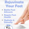 Tea Tree Oil Foot Soak with Epsom Salt: For Itchy Feet, Pedicure Foot Spa, Smelly Odor, Foot Therapy, Soften Calluses, Foot Health Care 16 oz