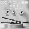 CORIOLISS C Trip Mini | Hair Straighteners for Women | Titanium| Flat Iron | Professional with Temperature Control (Zebra Silver)