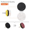 Tshya 100pcs 3inch Sanding Discs Pad with 2Pcs Sanding Sponge Buffing Blocks Variety Kit for Drill Grinder Rotary Tools Attachment with 1/4" Shanks, Sanding Pads Includes 80-3000 Grit