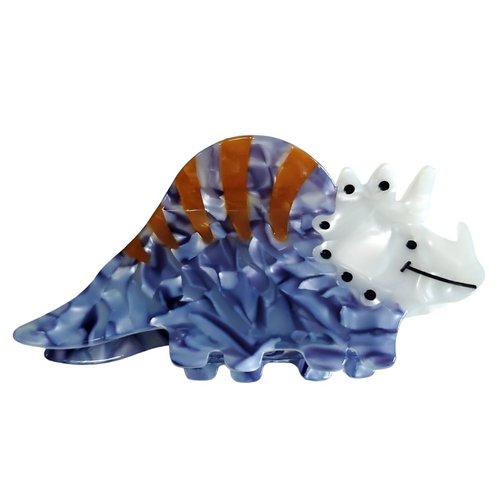 Blue Dinosaur Hair Clip,Acetate Hair Claw,Small Hair Clips for Women