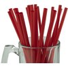 Made in USA Pack of 250 Unwrapped BPA-Free Plastic Drinking Straws (Red - 10" X 0.28")