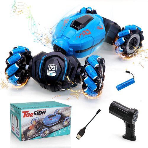 COUOMOXA Stunt Car Sensing for Kids: Music and 2.4GHz Remote Control Car – Fun RC Toy for Indoor Outdoor Game – Best Gift for Boys Ages 6-8, 8-12