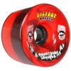 Bigfoot Longboard Wheels 76mm 80A SHR Mountain Cruisers Translucent Red