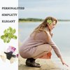 Rowcay Bohemian Flower Hair Clips - 8pcs Artificial Tropical Hibiscus Plumeria Orchid Hairpin Set for Women Girls - Seaside Holiday Bridal Accessories in 8 Colors
