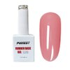 FANNEST Professional Rubber Base Gel nail polish,Rubber base coat for nails, Sheer Clear Nude Builder Gel Polish Soak Off,Soak Off UV Gel Gifts for Women Girls.