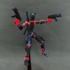 (Assembly Completed) 3D Printed T13 Action Figure, Dummy 13 Collectible Action Figure Articulated, for Collectors Desktop Decorations,muñeco de acción (Black Red)