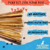 Amazing Dog Treats - Bully Sticks 6 Inch Regular Size (10 Pcs/Pack) - Premium Bully Stick Dog Chews - Long Lasting Bully Sticks for Dogs - Best Bully Stick Dog Bone - No Hide Dog Chew