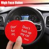4Pcs Car Cup Holder Coasters, Don't Fuck up My Car Please, Universal Non-Slip Cup Holder Embedded Decorative Funny Coaster, Vehicle Interior Accessories Universal for Car, SUV, Truck(Red)