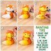 Creative Roots Paint Your Own Fox, DIY Fox, Kids Painting Set, Creativity for Kids, Ceramic Painting Kit for Kids, Ceramics to Paint, Paint Your Own Ceramic, Ages 5+
