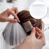 OIIKI Plastic Hair Side Comb Clips 30pcs, Mini 9 Teeth French Twist Hair Comb, Bridal Wedding Decorative Veil Hair Combs for Women Girls Hair Styling Accessories (Black & Clear)
