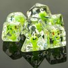 Cusdie 7-Die Dice DND, Polyhedral Dice Set Filled with Animal, for Role Playing Game Dungeons and Dragons D&D Dice MTG Pathfinder (Frog)