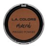 L.A. COLORS Mineral Pressed Powder, Ebony CMP384