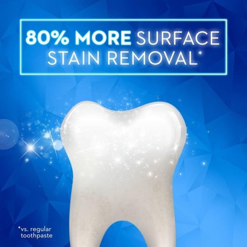 Crest 3D White Stain Eraser Teeth Whitening Toothpaste, ICY Clean Mint, 3.1 oz, Pack of 2