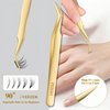 FEEGO Natural Lash Extension Kit 168Pcs Lash Clusters Kit Wispy Eyelash Extensions Individual Lashes Extensions with Bond and Seal Lash Glue and Eyelash Extension Tweezers DIY (Mix Match Styles)
