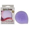Michel Mercier Pack and Go Detangler - Unisex Detangling Hair Brush - Mini Portable Travel Size, Compact Brush - Fine Hair - Purple-Pink - 1 pc