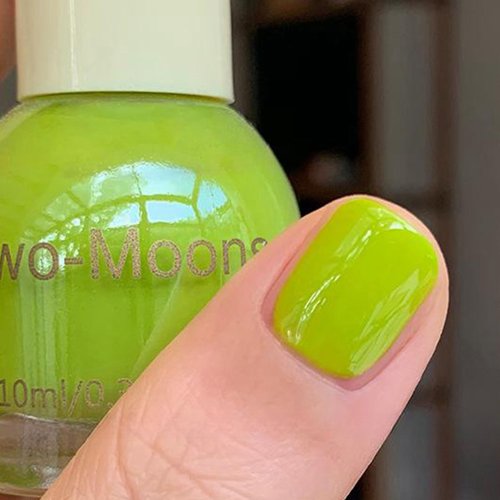 Air Dry Light Green Gel Nail Polish, Chip Resistant Bright Green Summer Gel Polish, Lime Green Nail Polish for Women, Pastel Green Nail Gel Color for Nail Art Manicure & at Home DIY, 10ML
