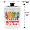 Bingo Gifts, for Women, Men, Ceramic Bingo Money Jar Piggy Bank, Kitchen Home Decor, Funny Coin Jar, Mom Grandma Dad Boyfriend Gift